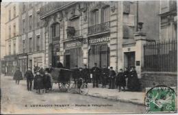 CPA Ancienne Levallois Perret Hauts De Seine Circulé Poste Facteur - Levallois Perret