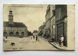 CHATELUS-MALVALEIX - Place De La Halle Et Grand'Rue 1905 - Chatelus Malvaleix