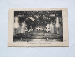 CHAMBLEY     INTERIEUR DE LA CHAPELLE PROVISOIRE - Chambley Bussieres