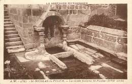 AM.V.16-044 :  SAINT NICOLAS DU PELEM  FONTAINE SACREE - Saint-Nicolas-du-Pélem