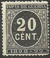 ESPAÑA 1898 CIFRA  EDIFIL 239 (0) - Nuevos