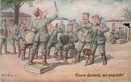 AD  HOFFMANN (illustrateur) - Soldats Allemands,Teure Heimat, Sei Gegrüsst. - Hoffmann, Ad.