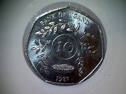 Uganda 10 Shillings 1987 - Oeganda