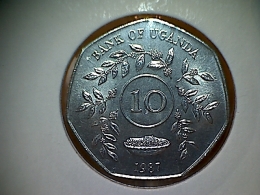 Uganda 10 Shillings 1987 - Oeganda