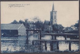 Aalsmeer Zicht Op De Kerk Briefkaart Gelopen 5 Jul 1909 Stempel Aalsmeer - Aalsmeer