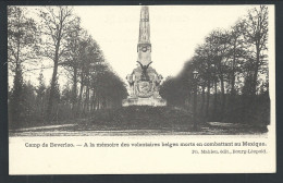 CPA - BOURG LEOPOLD - LEOPOLDSBURG - CAMP DE BEVERLOO - A La Mémoire Volontaires Belges Morts En Combattant Mexique   // - Leopoldsburg