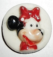 Disney -Minnie- Fève Plate (W) - Disney