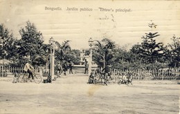 ANGOLA, BENGUELA, Jardim Publico, 2 Scans - Angola