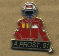 PIN´S:  PROST 91 - - Automovilismo - F1