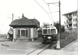 Etagnieres - Station Du ChdF Lausanne Echallens Bercher          1971 - Bercher