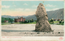 US YELLOWSTONE / Liberty Cap, Yellowstone Park / CARTE COULEUR - Yellowstone