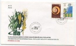 TURQUIE,TURKEI TURKEY THE MEETING OF THE INTERNATIONAL FERTILIZER INDUSTRY FDC - Lettres & Documents