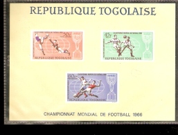 ENGLAND 66  SOCCER WOLD CUP REPUBLIQUE TOGOLAISE - 1966 – Angleterre