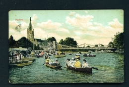 ENGLAND  -  Marlow  Used Vintage Postcard As Scans - Buckinghamshire