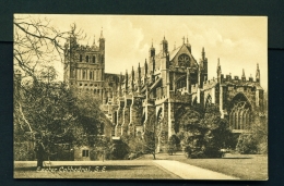 ENGLAND  -  Exeter Cathedral  Unused Vintage Postcard - Exeter