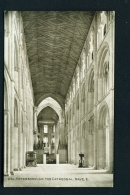 ENGLAND  -  Peterborough Cathedral  Nave  Unused Vintage Postcard - Other & Unclassified