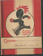 Protege Cahier Et Cahier De 1937 - Publicité Charbon , Le Boulet Barre Premier  Des Boulets Anglais -  Vifg0605 - C