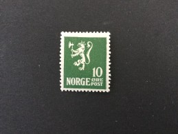 1923 Lion 10 Øre Michel 105 *) - Unused Stamps