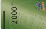 TARJETA DE BENIN DE 2000 FCFA -LIBERCOM - Bénin