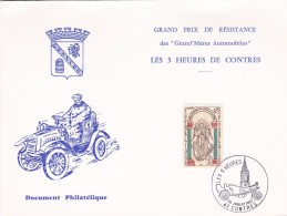 Thème Automobile - Lettre, Carte, Document - Coches