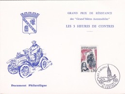 Thème Automobile - Lettre, Carte, Document - Voitures