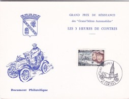 Thème Automobile - Lettre, Carte, Document - Autos
