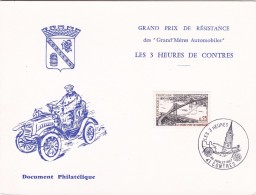 Thème Automobile - Lettre, Carte, Document - Voitures