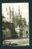 ENGLAND  -  Peterborough Cathedral  Unused Vintage Postcard - Other & Unclassified