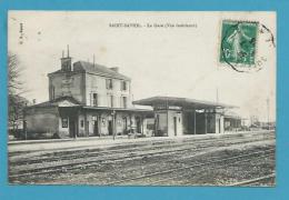 CPA - Chemin De Fer La Gare De SAINT SAVIOL 86 - Andere & Zonder Classificatie