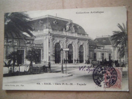 La Gare P.L.M.  Façade - Transport Ferroviaire - Gare