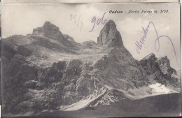 CADORE  -(Belluno) 1906 - Monte Pelmo M 3169 - Non Classificati