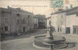 71 ROMANECHE THORINS - Place Et Statue De Raclet - Other & Unclassified