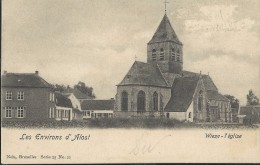 Wieze.   -   Les Environs D' Alost   -   Wieze  L'Eglise   -   Prachtige Kaart!  1905  Naar  Bruges - Aalst