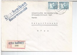 ALEMANIA DDR CC CERTIFICADA STOLBERG SELLO MARX - Karl Marx