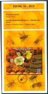 BRAZIL 2015 -  STINGLESS BEES - Official Brochure Edict #10 - Storia Postale