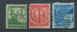 Cuba     Y/ T     257 /  259          (O) - Unused Stamps