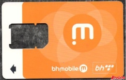 Bosnia Sarajevo - BHmobile -  (GSM SIM) - - USED WITHOUT CHIP - Bosnia