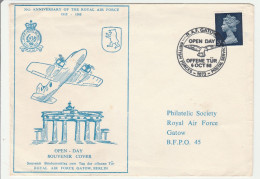 RAF Gatow 1968 - Open Day Offene Tür Berlin - British Forces 1073 Postal Service - Army - Poststempel