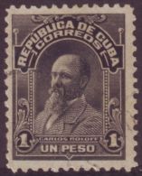 1911-12 CUBA 1911 REPUBLICA. 1$ CARLOS ROLOFF POLONIA POLAND. CANCELADO FINO - Usati