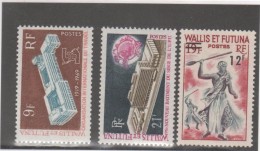 WALLIS ET FUTUNA FEUILLET   N° 175  176  177 **  LUXE - Nuevos