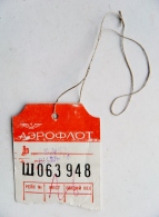 Item From Ussr Plane Aeroflot Baku-vilnius (azerbaijan-lithuania) - Europe