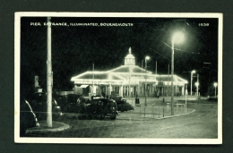 ENGLAND  -  Bournemouth  Illuminated Pier Entrance  Unused Vintage Postcard - Bournemouth (avant 1972)