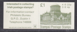 Ireland 1988 Booklet ** Mnh (29927) - Postzegelboekjes