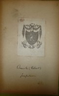 Ex-libris Héraldique XIXème  - Angleterre - Christopher TOWER - Bookplates