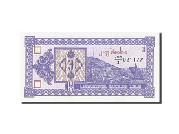 Billet, Géorgie, 3 (Laris), 1993, Undated (1993), KM:34, NEUF - Georgia