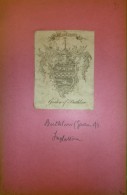 Ex-libris Héraldique XIXème  - Angleterre - Gordon Of BUTHLAW - Bookplates