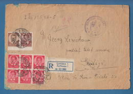 209726 / 1938 - 11 D. - King Peter II , REGISTERED Ljubljana ( Slovenia ) - SOFIA POSTE RESTANTE , Yugoslavia Jugoslawie - Lettres & Documents