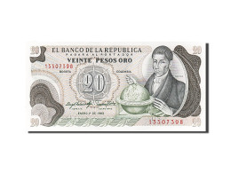 Billet, Colombie, 20 Pesos Oro, 1966-1968, 1983-01-01, KM:409d, NEUF - Kolumbien