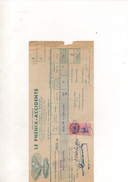 Le Phenix Accidents Paris Du 2 Octobre 1945 - Cheques En Traveller's Cheques