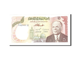 Billet, Tunisie, 5 Dinars, 1980, 1980-10-15, KM:75, NEUF - Tunisia